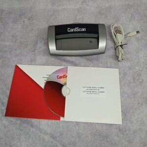 Corex Card Scan 700C Business Card Scanner w/ Cable & Disk